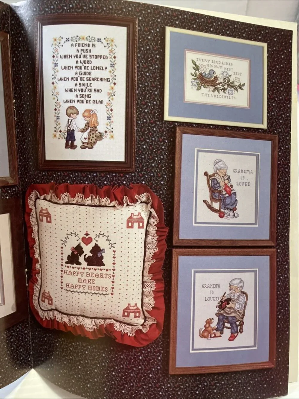 Love Spoken Here Cross Stitch Pattern Book 13 Stoney Creek 1985 - VGUC